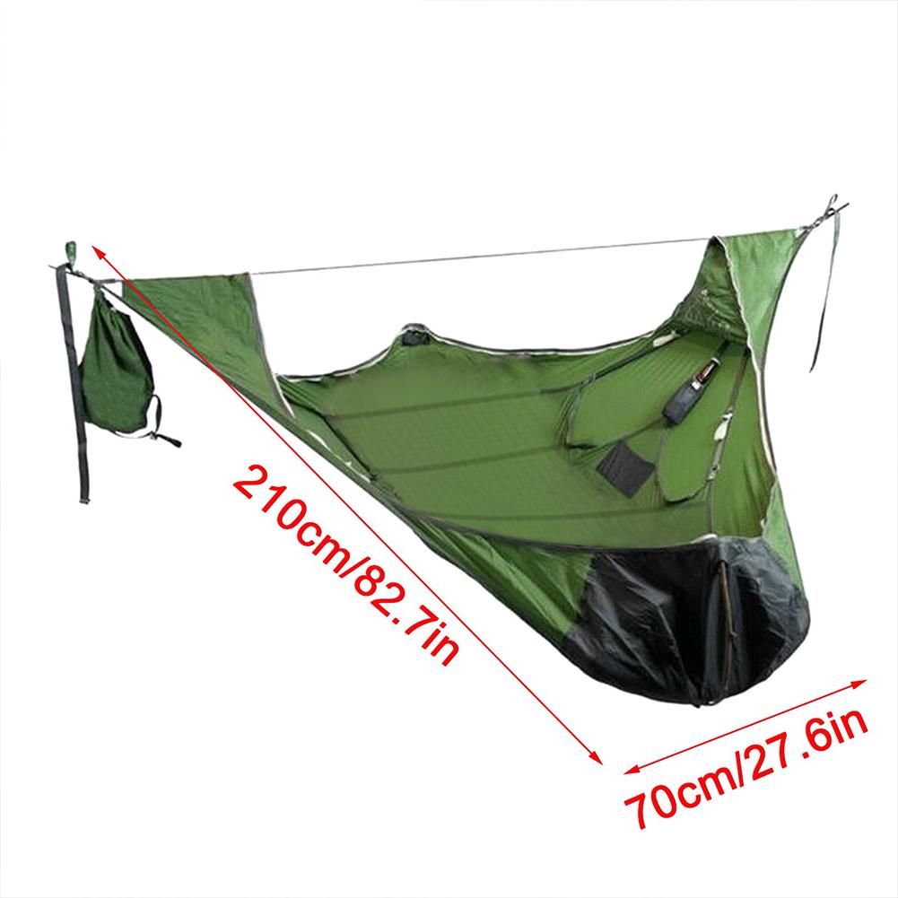 Cheap Goat Tents Portable Summer Camping Hammock Outdoor Multi Person Tear Proof Sleep Hammock Tent Suspension Kit Sleeping Swing   